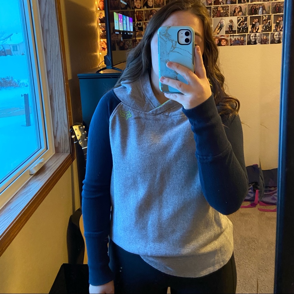 Fox double colored sweatshirt